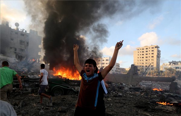 Gaza tuntetesek