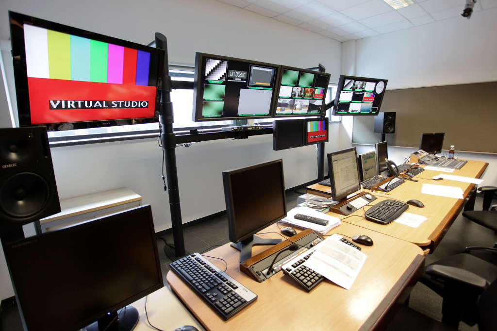 Studio controll room