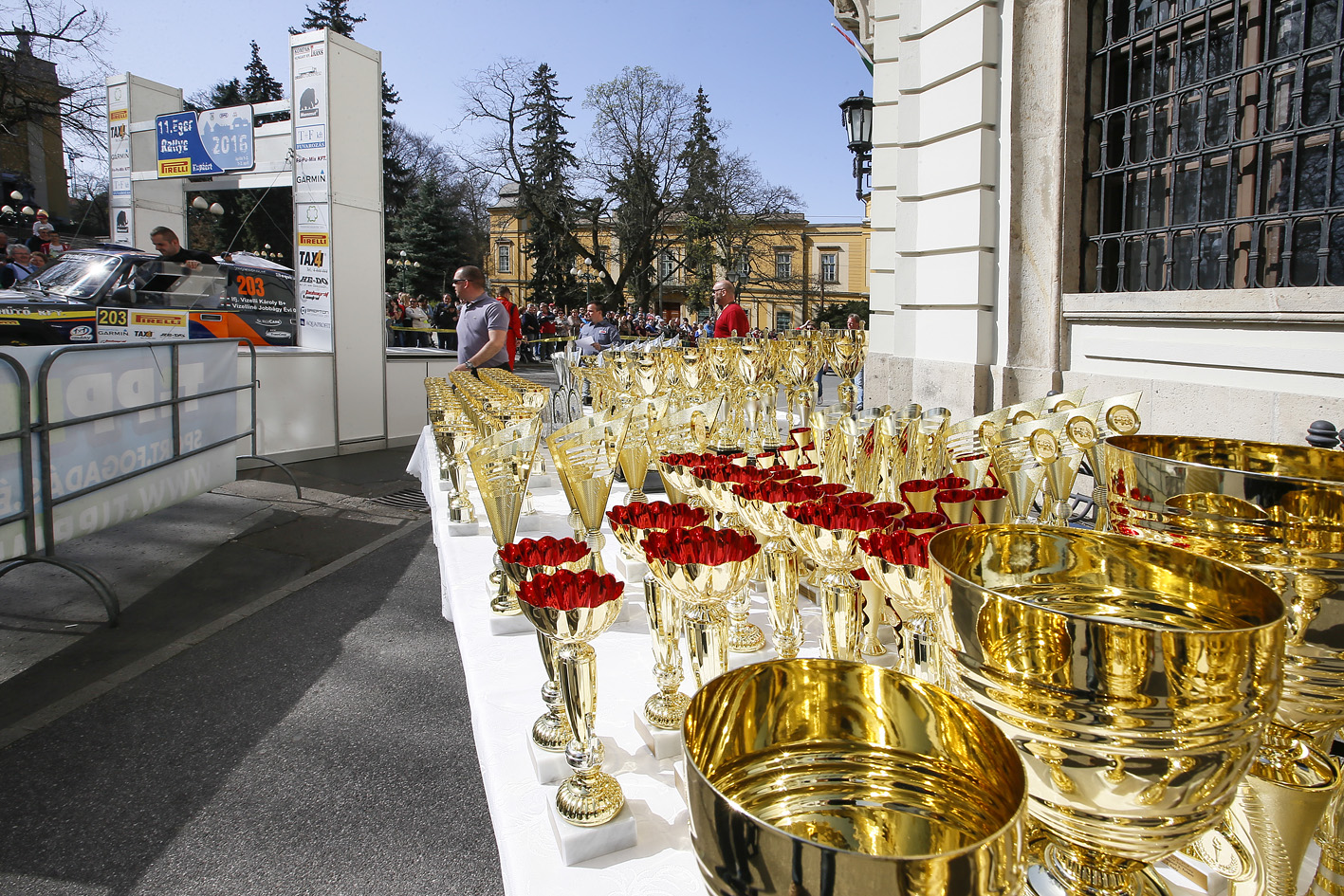 Rallye díjátadó