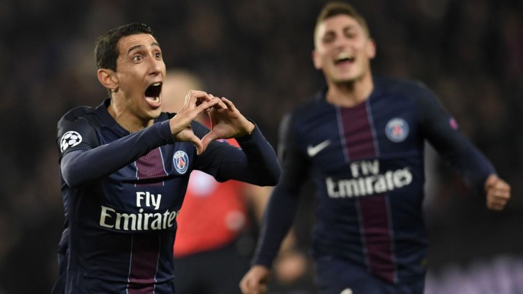 Angel di maria barcelona psg free kick 750x422
