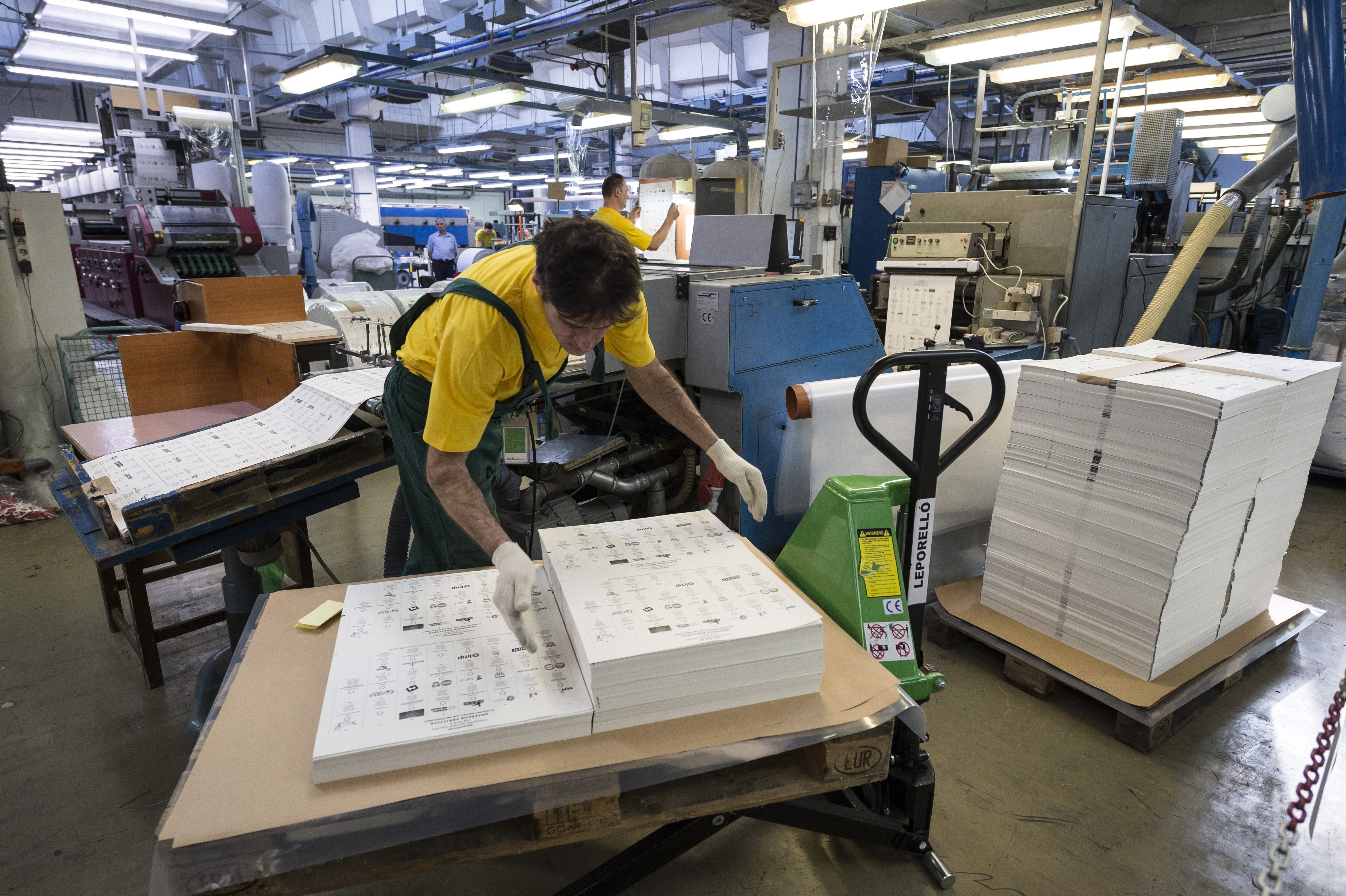 Választás 2018 Tart a szavazólapok nyomtatása