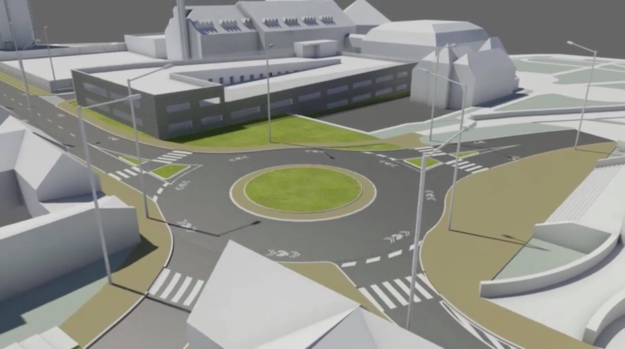 Parkolóház látványterv