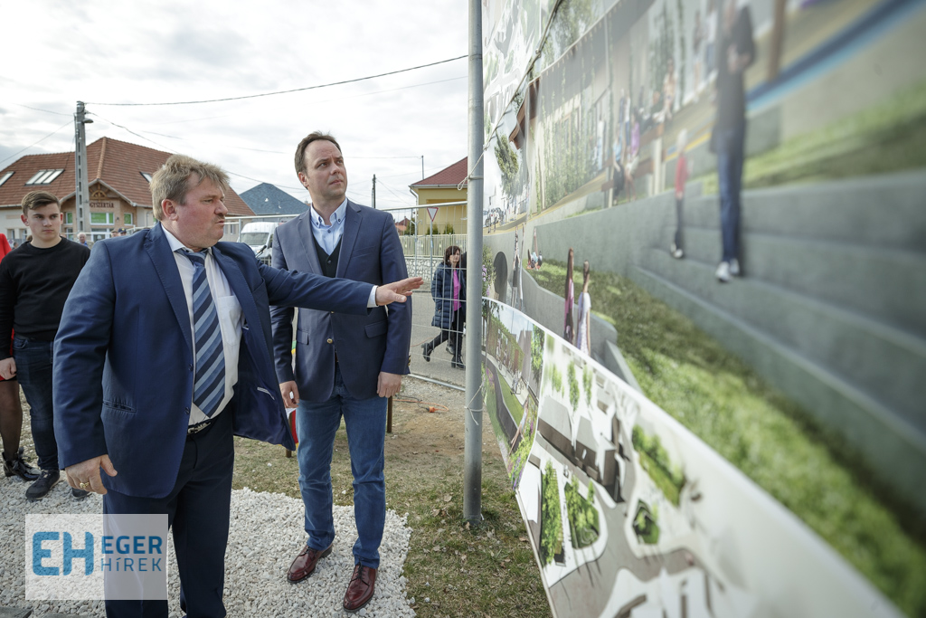 Egerszalók központ alapkőletétel 20190328