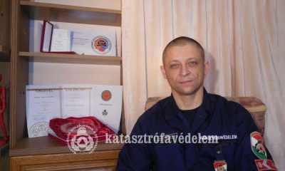 Bányai Tamás tűzoltó