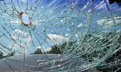 Törött szélvédő