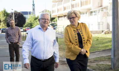 Habis László polgármester és Gál Judit képviselőjelölt