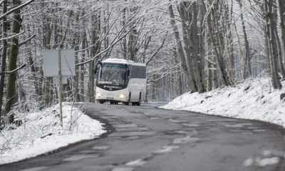 Volánbusz télen