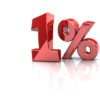 1 percent