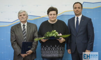 Nyitrai Zsolt és a kitüntetettek