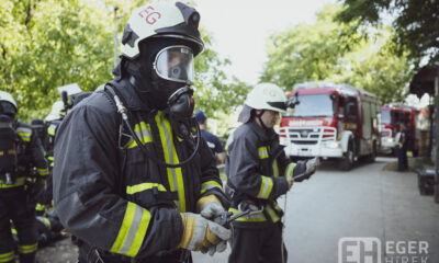 mustgáz-gyakorlat, tűzoltóság