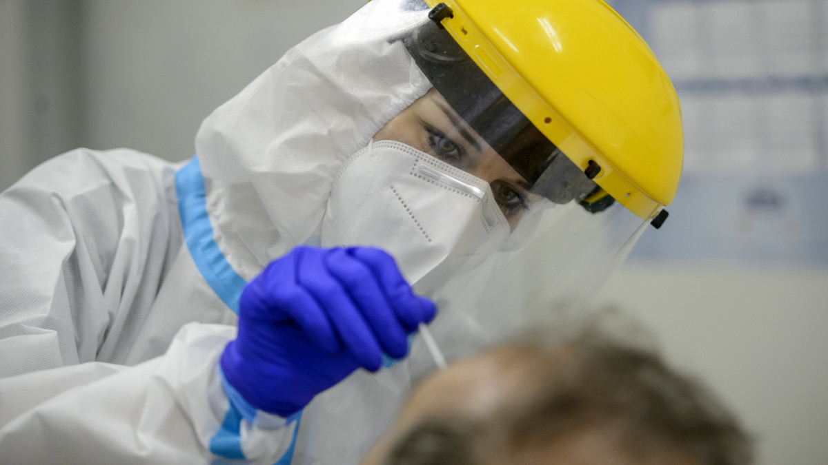 Koronavírus mintavetel