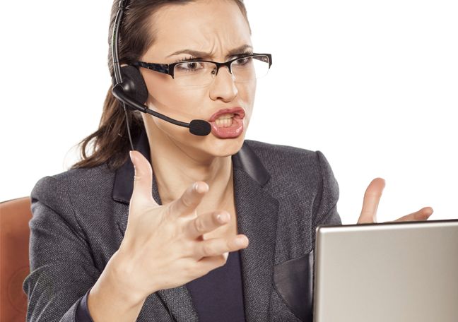 Ideges telefon coll center