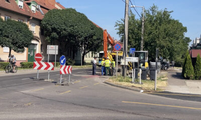 A Kertész utcába nem lehet behajtani az Ostorosi utca felől