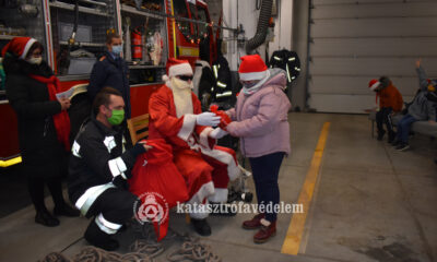 Tűzoltó mikulás