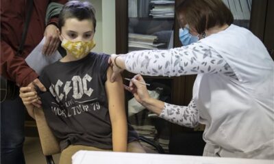 5 és 11 év közöttiek oltása fotó: Komka Péter