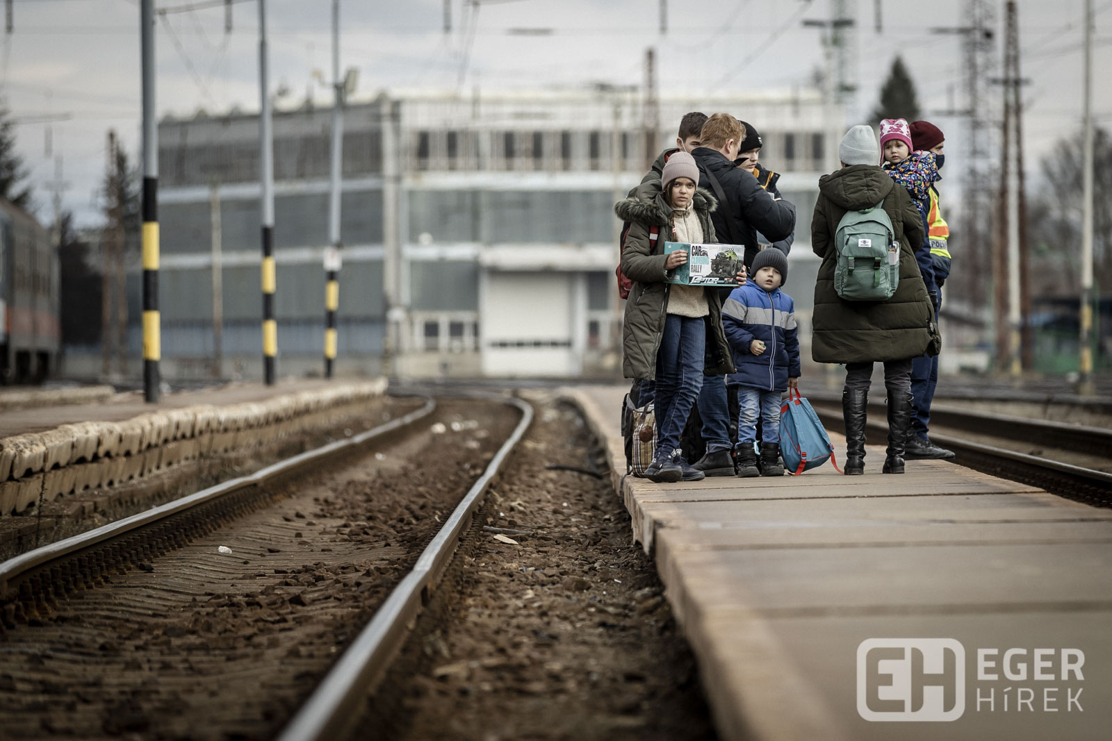 2022.03.02. Záhony Ukrajnai háború menekültek érkezése