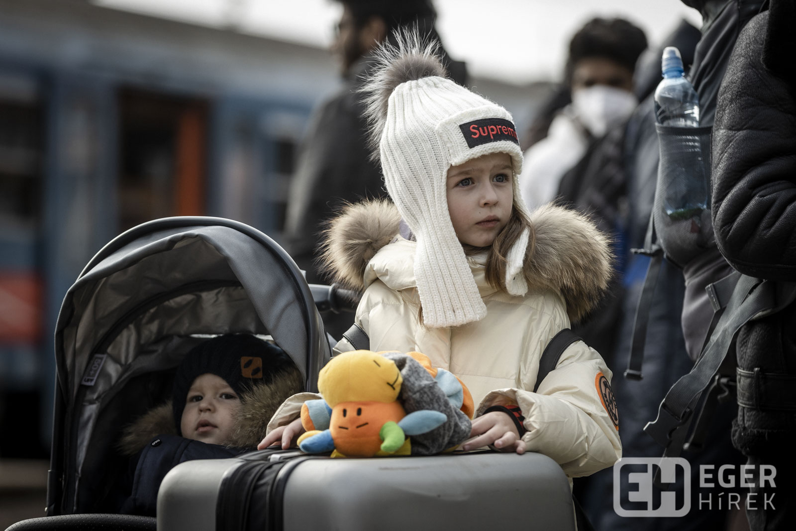 2022.03.02. Záhony Ukrajnai háború menekültek érkezése