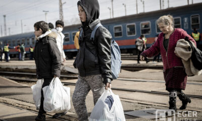 2022.03.02. Záhony Ukrajnai háború menekültek érkezése