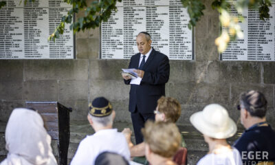 Egerből elhurcolt zsidó áldozatokra emlékeztek
