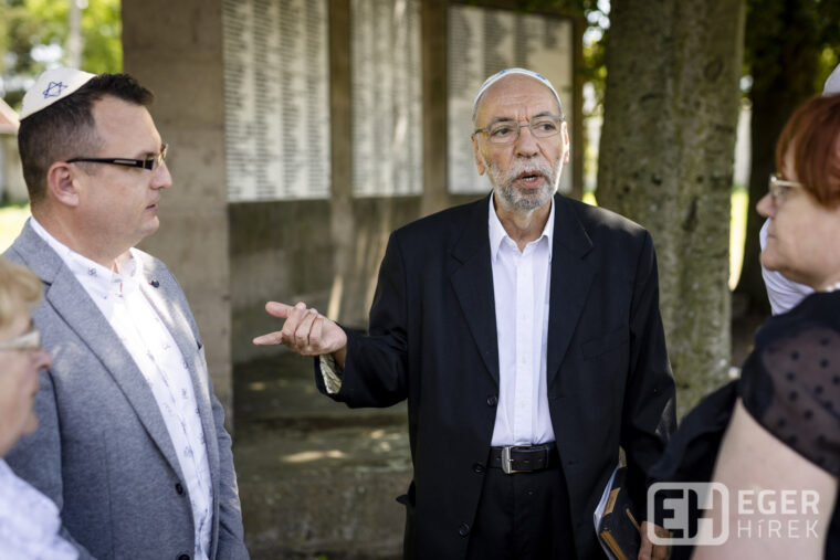 Egerből elhurcolt zsidó áldozatokra emlékeztek