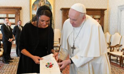 Novák Katalin és a pápa