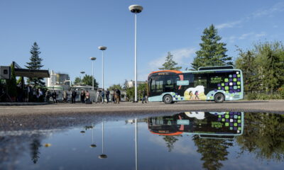 Dolgozókat szállító elektromos autóbuszt állítanak teszt?