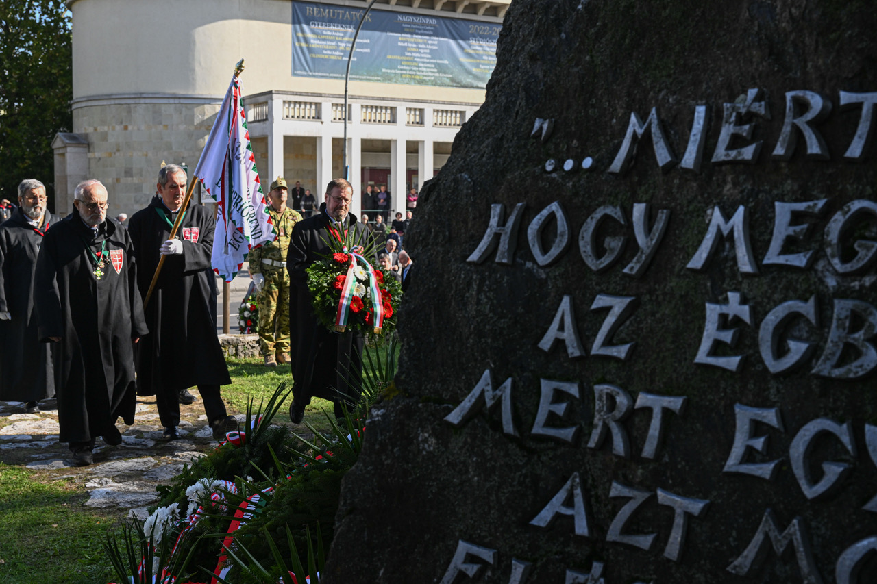 1956. október 23. városi ünnepség (2022) Fotó: Szántó György