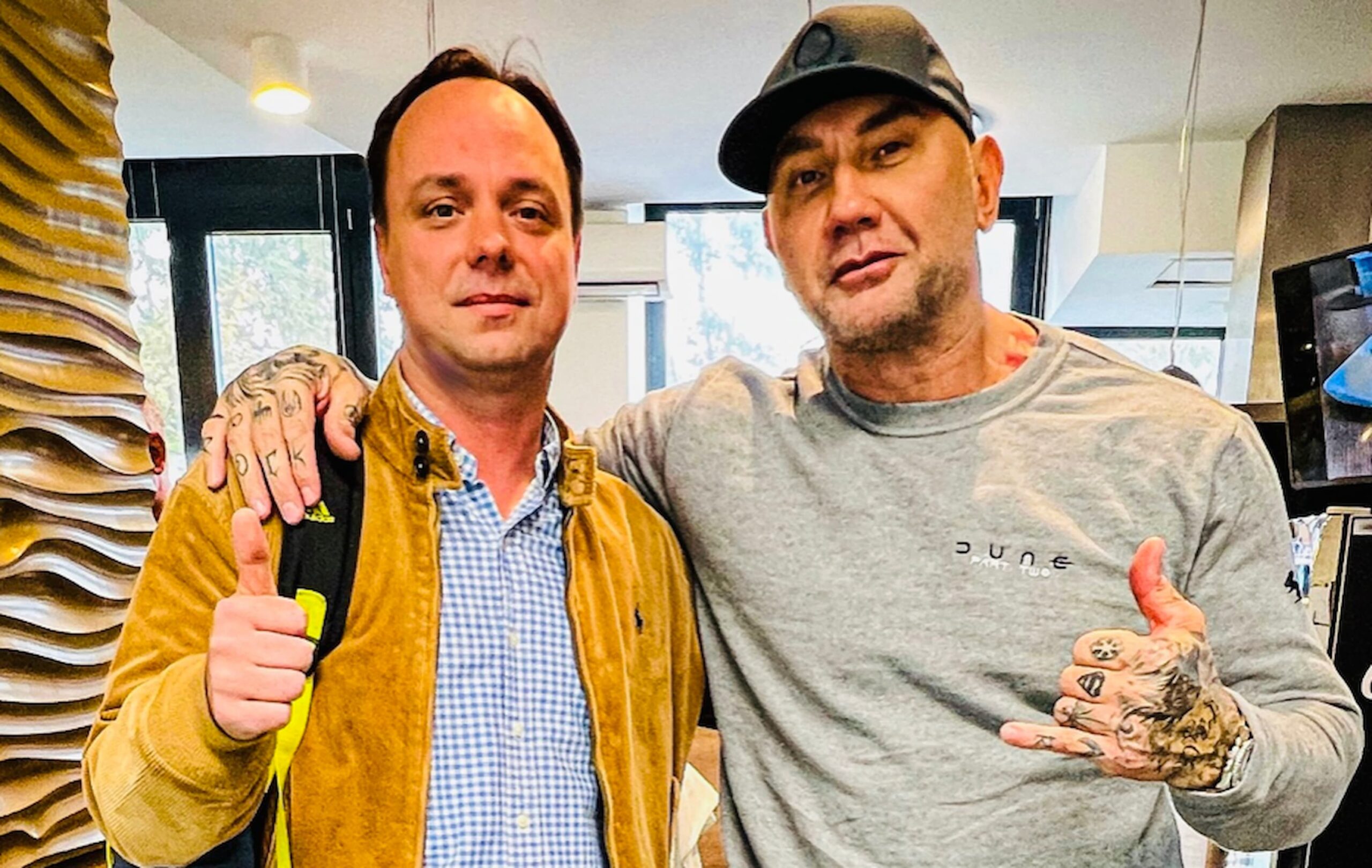 Nyitrai Zsolt és Dave Bautista