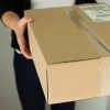 Woman receiving parcel