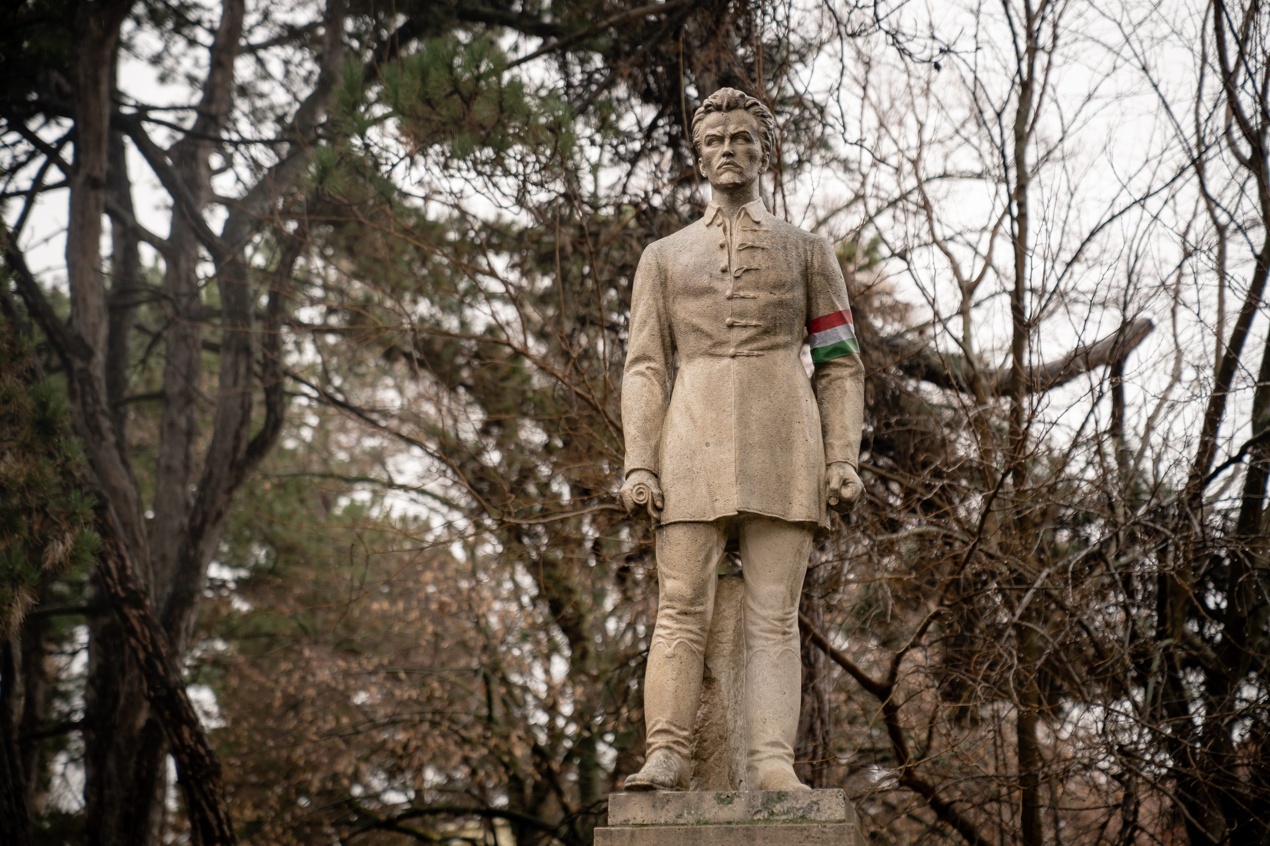 Március 15 i koszorúzás