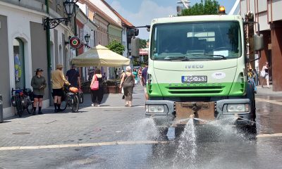 Városgondozás nyár locsolás