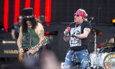 Concert by Guns n 'Roses in Madrid