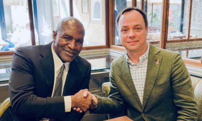 Nyitrai Zsolt és Evander Holyfield