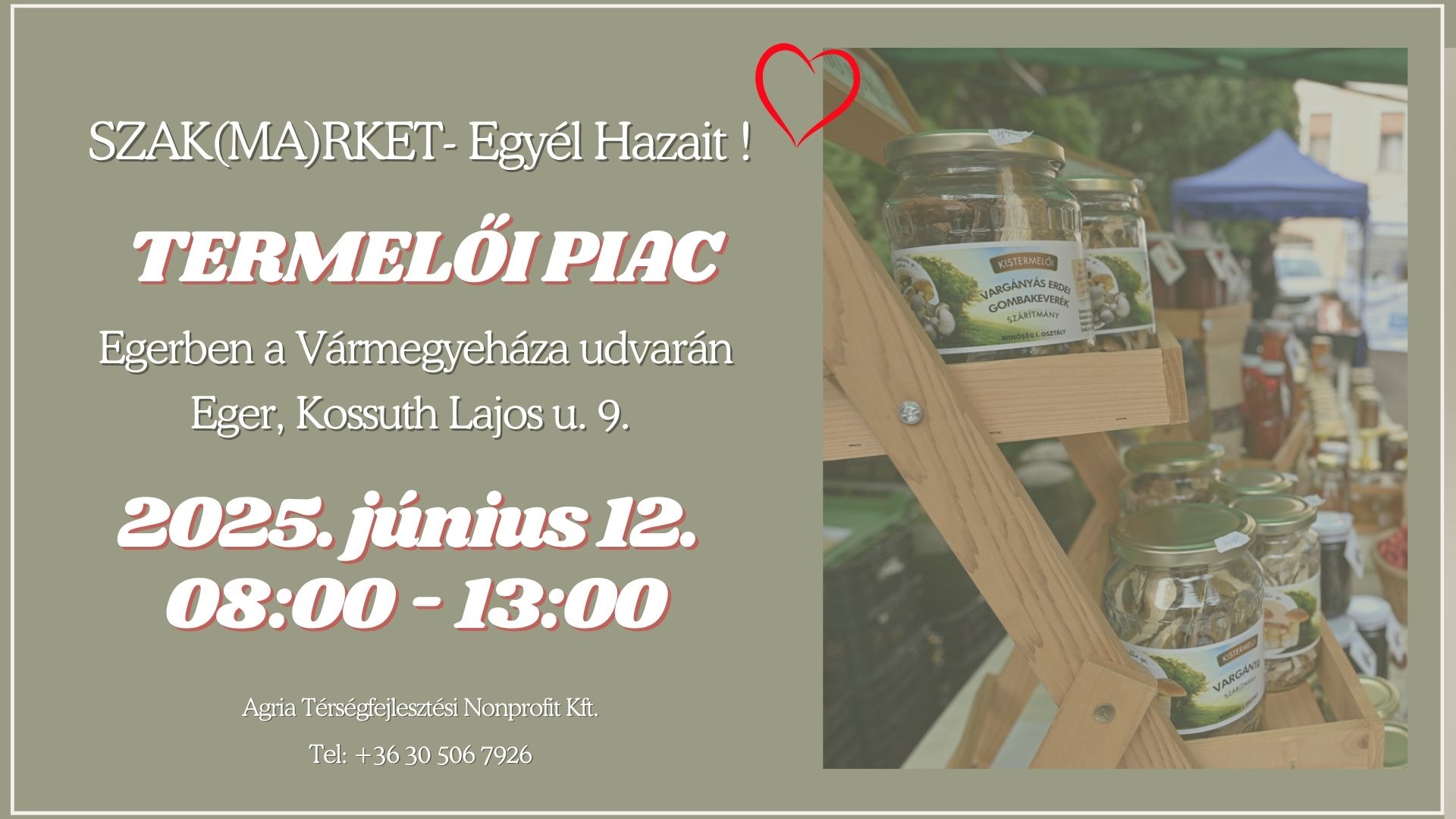 Szak(ma)rket egyél hazait ! termelői piac 06.12