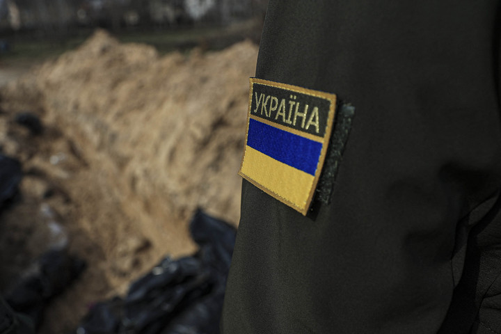 Mass graveyard in ukraine's bucha