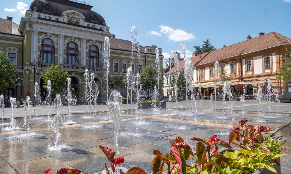 Eger Városháza nyár