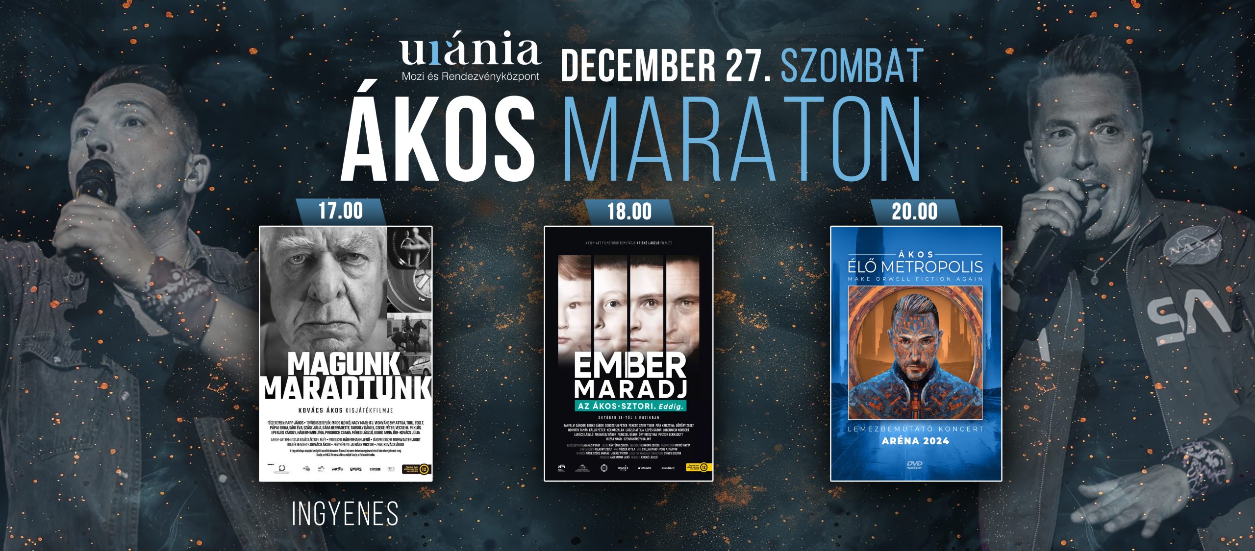 ákos maraton uránia cover